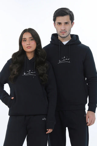 Pullover Hoodie - Raven Black