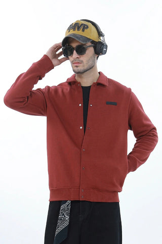 Varsity Jacket - Brick Rust