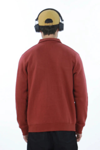 Varsity Jacket - Brick Rust