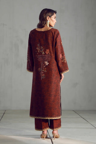Mashal Co-Ord Set - Plum