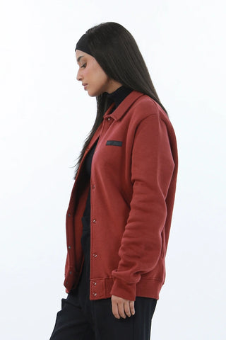 Varsity Jacket - Brick Rust