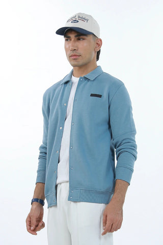 Varsity Jacket - Mist Blue
