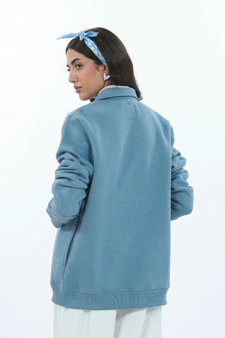 Varsity Jacket - Mist Blue