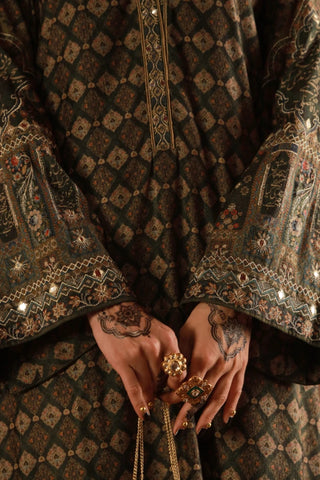 Meherjaan Velvet Kaftaan