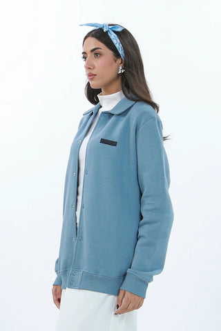 Varsity Jacket - Mist Blue