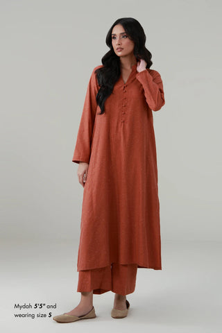 Kalidaar Co-Ord - Burnt Orange