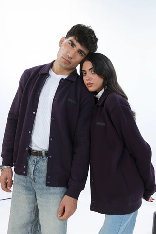 Varsity Jacket - Deep Purple