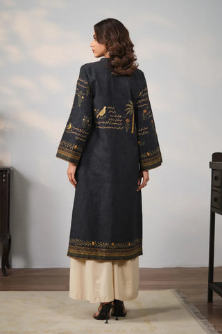 Anjuman Kurta - Black