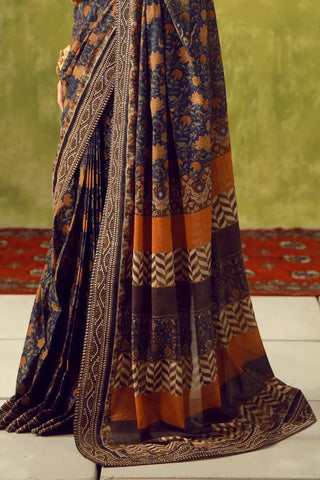 Khoobsurat Saree - Blue