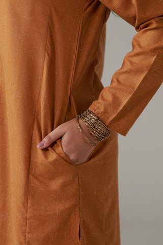 Kalidaar Co-Ord - Cinnamon Brown
