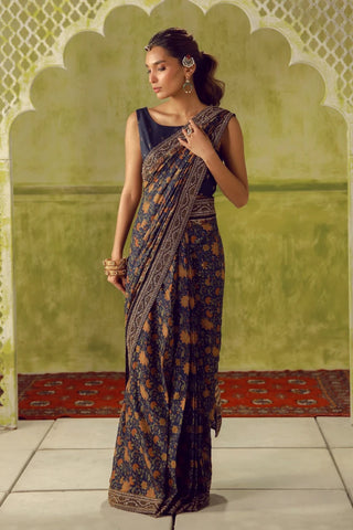 Khoobsurat Saree - Blue