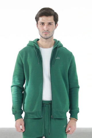Zipper Hoodie - Great Green