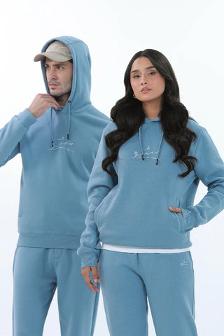 Pullover Hoodie - Mist Blue