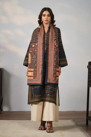 Anjuman Kurta - Black