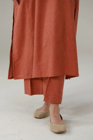 Kalidaar Co-Ord - Burnt Orange