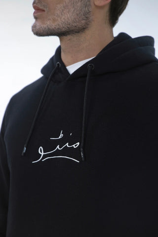 Pullover Hoodie - Raven Black