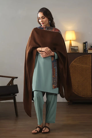 Manto's Unisex Wrap around Style Brown Cape