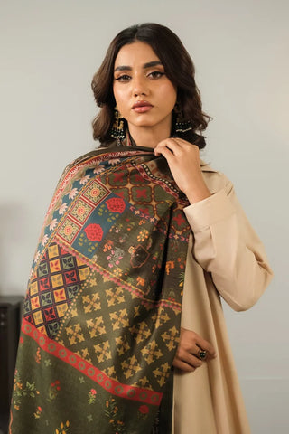 Gulposh Shawl - Green