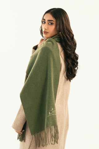 Cashmere Stole - Matcha Green