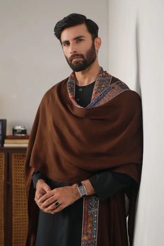 Manto's Unisex Wrap around Style Brown Cape