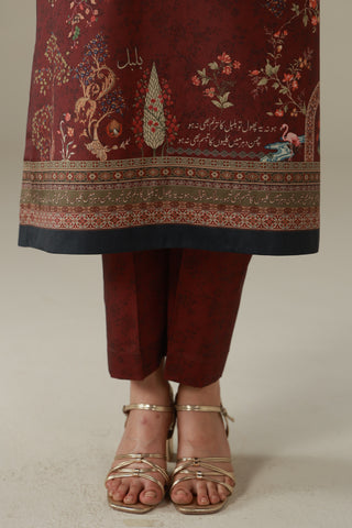 Muskaan Co-Ord Set - Plum
