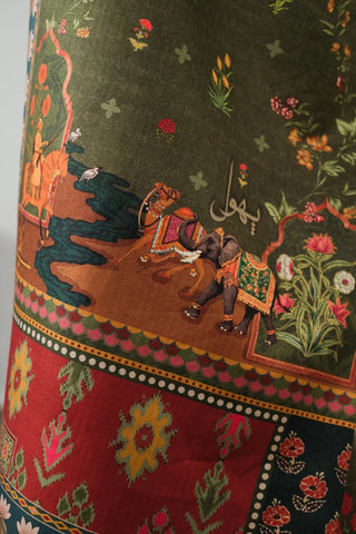 Gulposh Shawl - Green