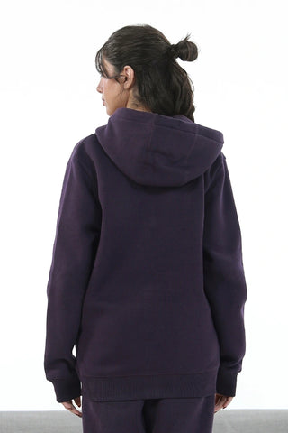 Zipper Hoodie - Deep Purple