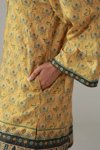 Sukoon Co-Ord Set - Mustard