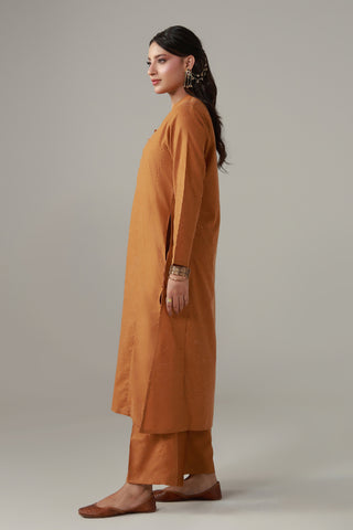 Kalidaar Co-Ord - Cinnamon Brown