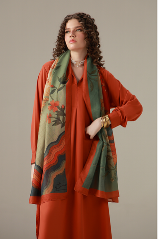 Gul-e-Lala Scarf