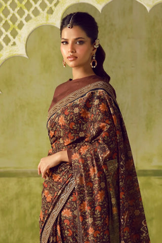 Khoobsurat Saree - Maroon