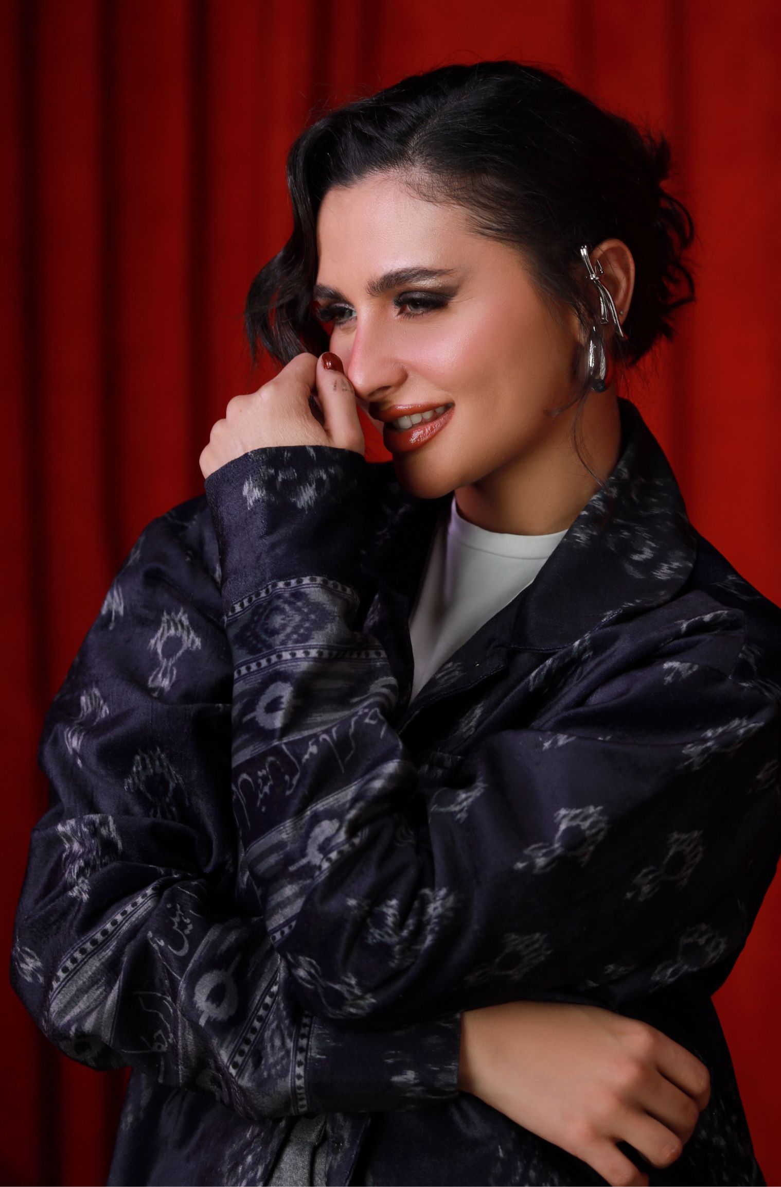 Raqs Velvet Jacket Mehfil by Manto - Main Image