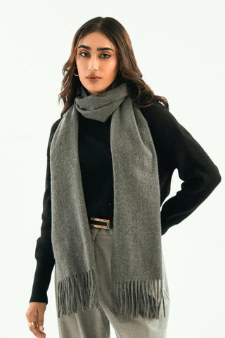 Cashmere Stole - Stormy Grey
