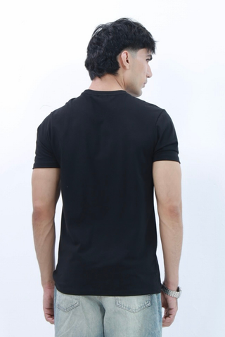 Smart Fit Tee, made from Durable COTRA® in black colour