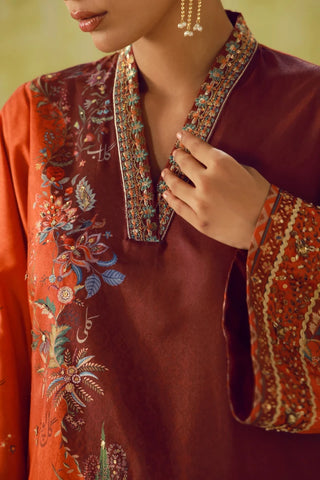 Rukhsar Set - Maroon