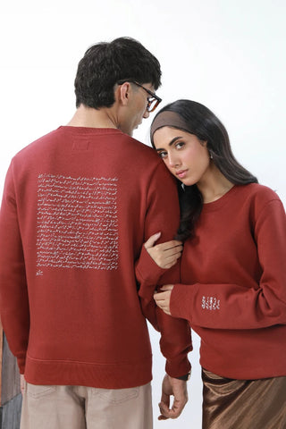 Talaash Sweatshirt - Brick Rust
