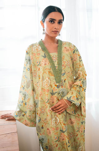 Shopmanto, wear manto, manto clothing brand, manto pakistan, ladies clothing brand, urdu calligraphy clothing, wear manto women ladies lawn kurta for spring summer, manto one piece lawn mint and teal gulnaar kurta for women, spring summer season, lawn collection