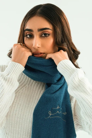 Cashmere Stole - Smurf Blue