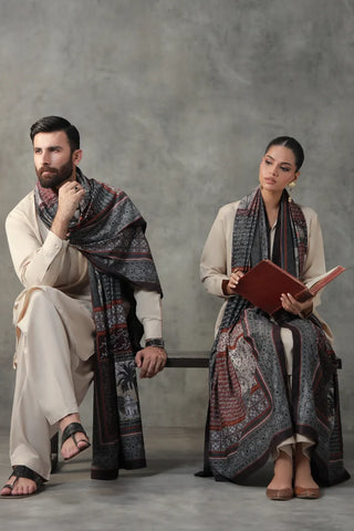 Guzarish Velvet Shawl