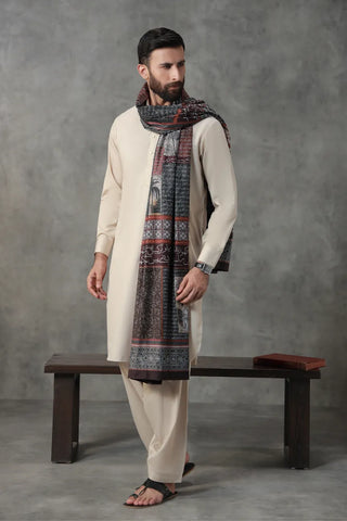 Guzarish Velvet Shawl