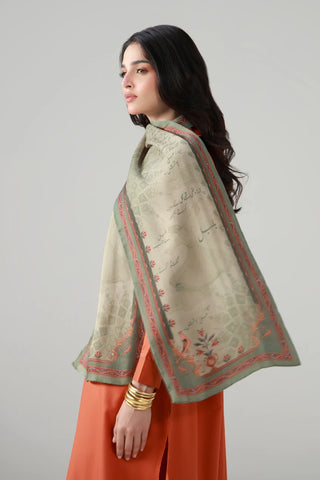 premium Crinkle Silk and is calligraphed with the words of Khwaja Haidar Ali Aatish throughout.&nbsp;