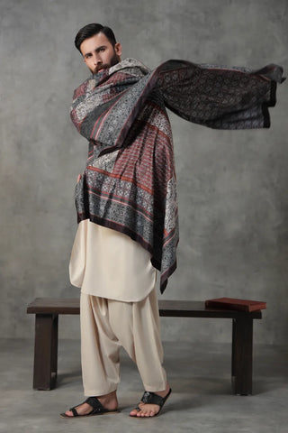 Guzarish Velvet Shawl