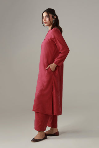 Kalidaar Co-Ord - Dark Fuschia