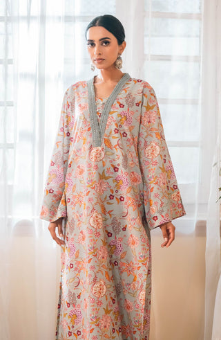 Shopmanto, wear manto, manto clothing brand, manto pakistan, ladies clothing brand, urdu calligraphy clothing, wear manto women ladies lawn kurta for spring summer, manto one piece lawn sage and fuchsia gulnaar kurta for women, spring summer season, lawn collection