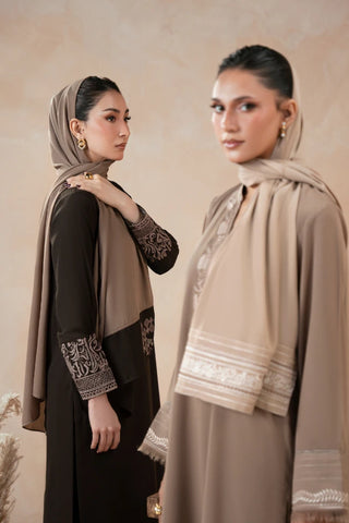 Manto Women's Hijab Friendly Embroidered Scarves