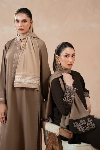 Manto Women's Hijab Friendly Embroidered Scarves