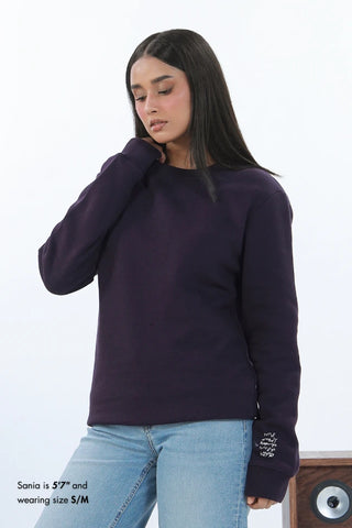 Talaash Sweatshirt - Deep Purple