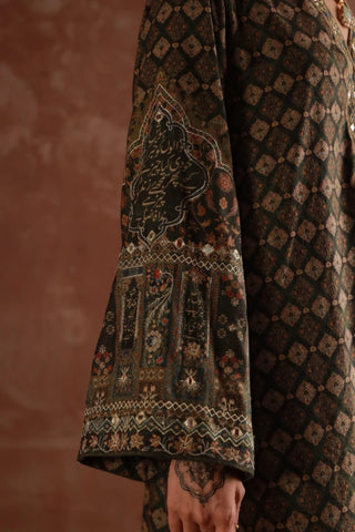 Meherjaan Velvet Kaftaan