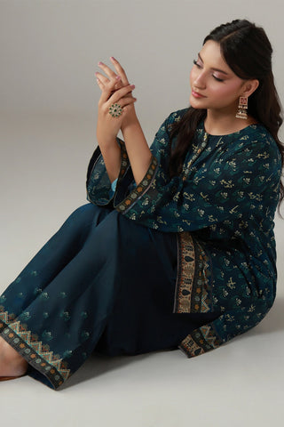 Sukoon Co-Ord Set - Blue