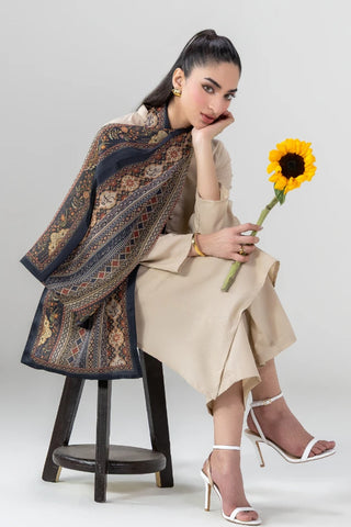 Nazakat stole - Blue